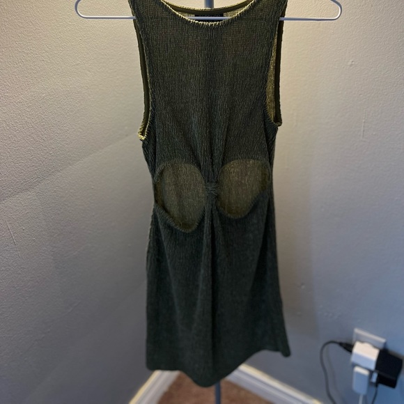 BNWOT Green Tunic/Dress for going out to a beach party/ summer pool by TOPSHOP - Picture 3 of 5